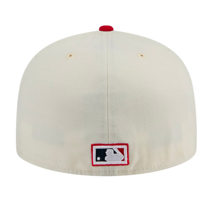 St Louis Cardinals Angry Bird New Era Cream/Red 59FIFTY Fitted Hat