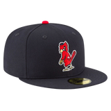 St Louis Cardinals Angry Bird Cooperstown Collection Wool New Era Navy 59FIFTY Fitted Hat