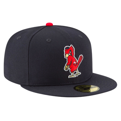 St Louis Cardinals Angry Bird Cooperstown Collection Wool New Era Navy 59FIFTY Fitted Hat