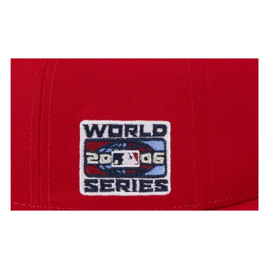 St Louis Cardinals STL 2006 World Series Patch New Era Red 9FIFTY Adjustable Snapback Hat