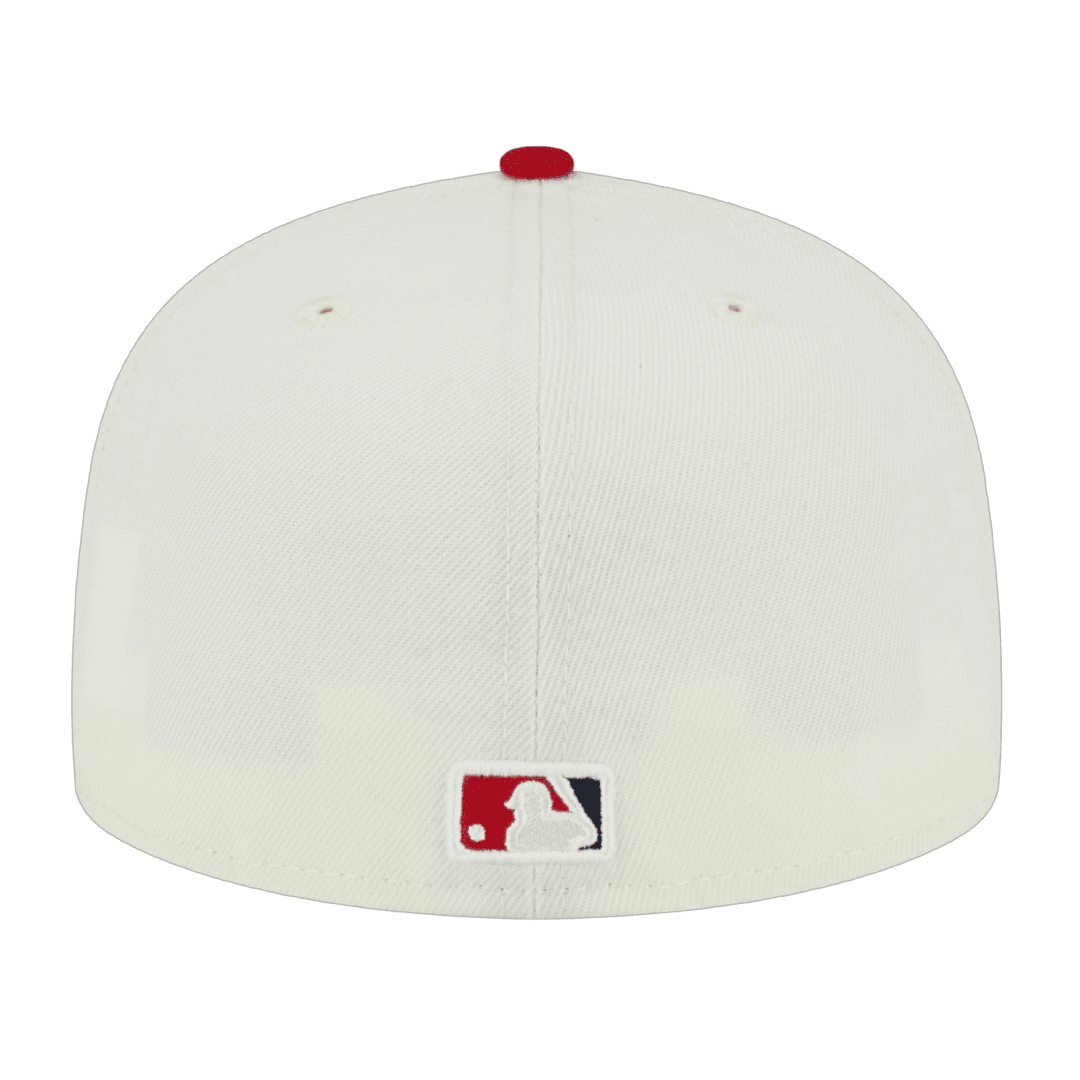 St Louis Cardinals Bird on Bat Retro 2011 World Series Patch New Era Cream/Red 59FIFTY Fitted Hat