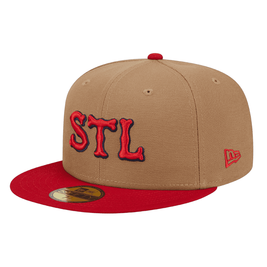 St Louis Cardinals City Connect New Era Khaki 59FIFTY Fitted Hat