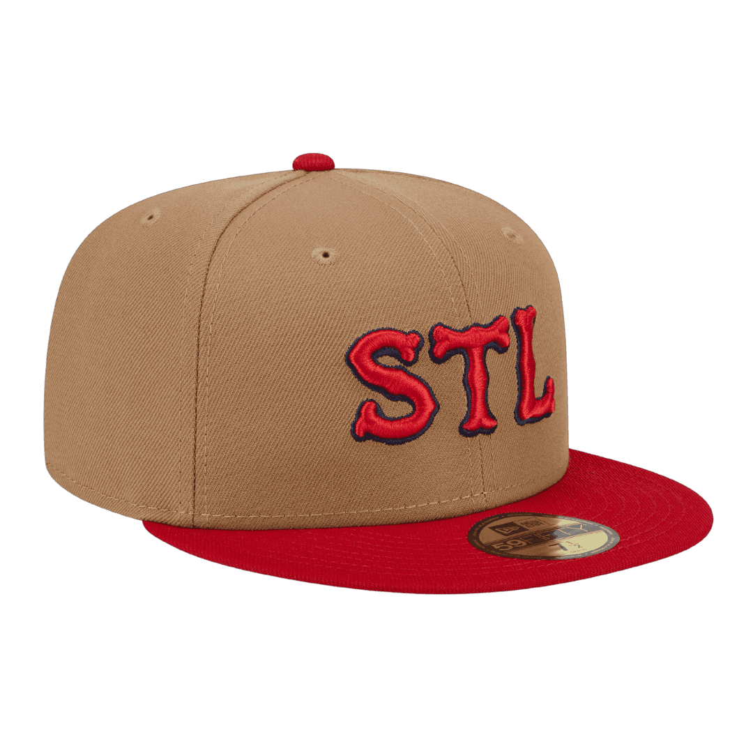 St Louis Cardinals City Connect New Era Khaki 59FIFTY Fitted Hat