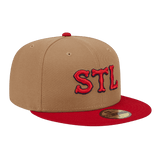 St Louis Cardinals City Connect New Era Khaki 59FIFTY Fitted Hat