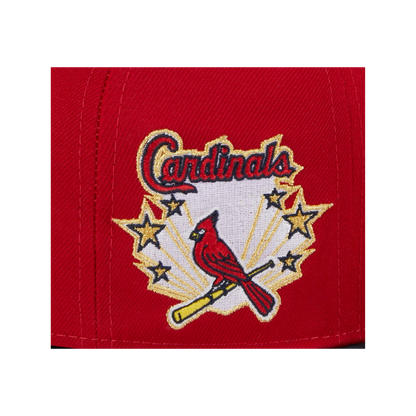 St Louis Cardinals STL Gold 2Tone New Era Red/Black 59FIFTY Fitted Hat