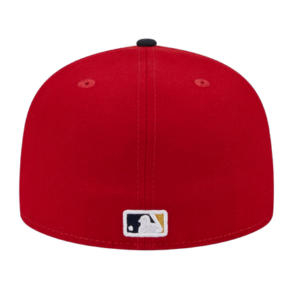 St Louis Cardinals STL Gold 2Tone New Era Red/Black 59FIFTY Fitted Hat