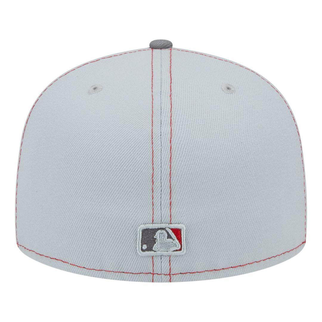 St Louis Cardinals STL Grey Pop New Era Light Grey/Dark Grey 59FIFTY Fitted Hat