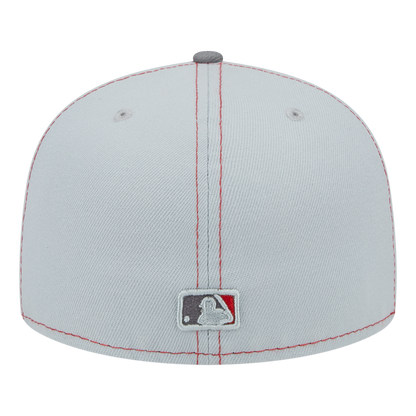 St Louis Cardinals STL Grey Pop New Era Light Grey/Dark Grey 59FIFTY Fitted Hat