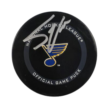 Steve Ott St Louis Blues Autographed Official Game Puck - Fan Cave COA