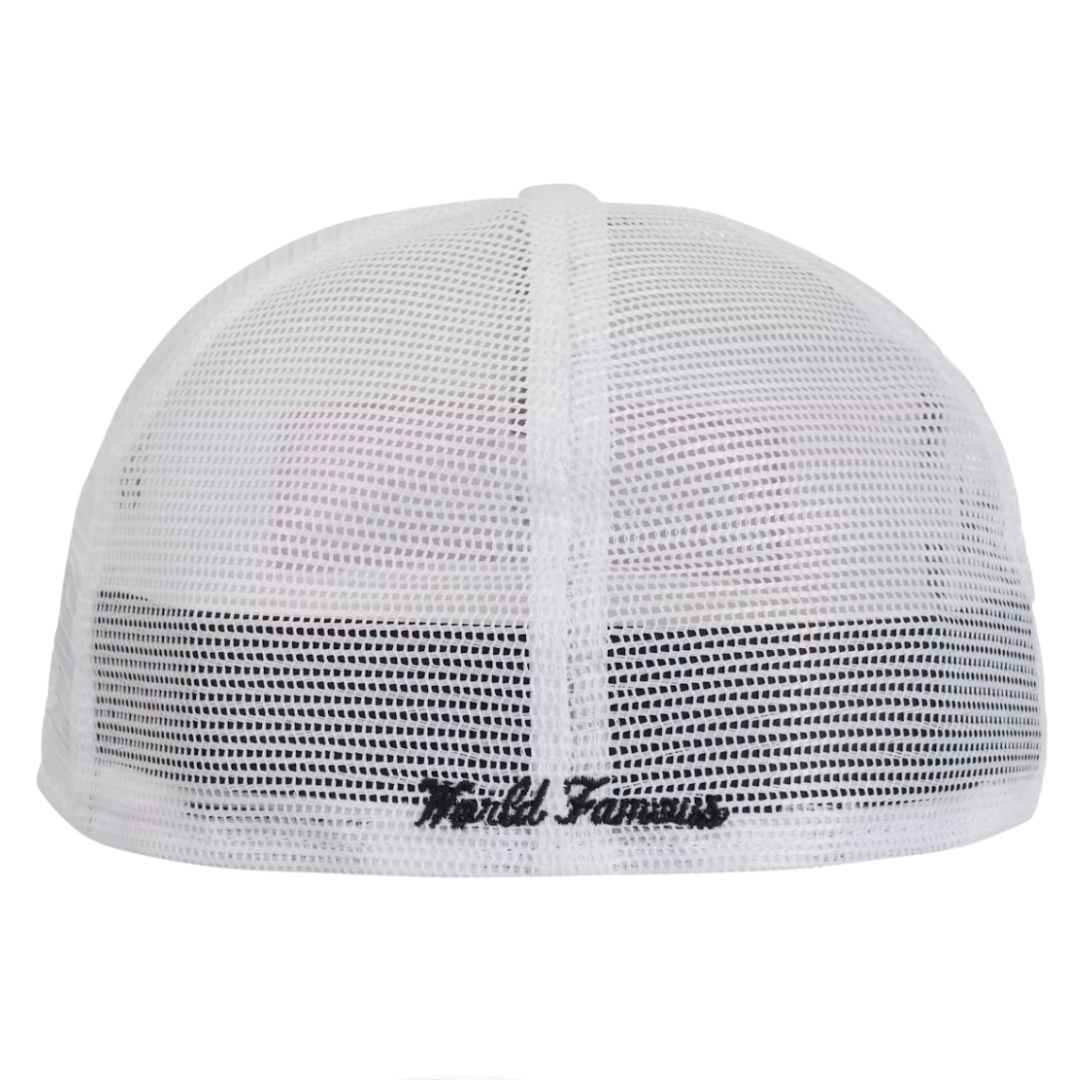 Supreme Box Logo Mesh Back New Era Fitted Hat - White