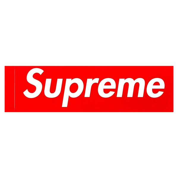 Supreme Box Logo Sticker - Cut Up - Red – Fan Cave