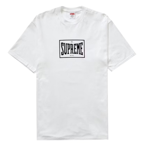 Supreme Warm Up Short Sleeve Tee - White – Fan Cave