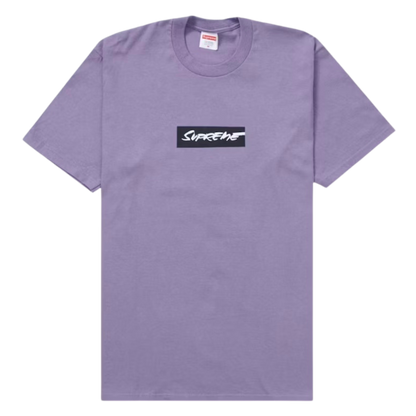 Supreme Futura Box Logo Short Sleeve Tee - Purple