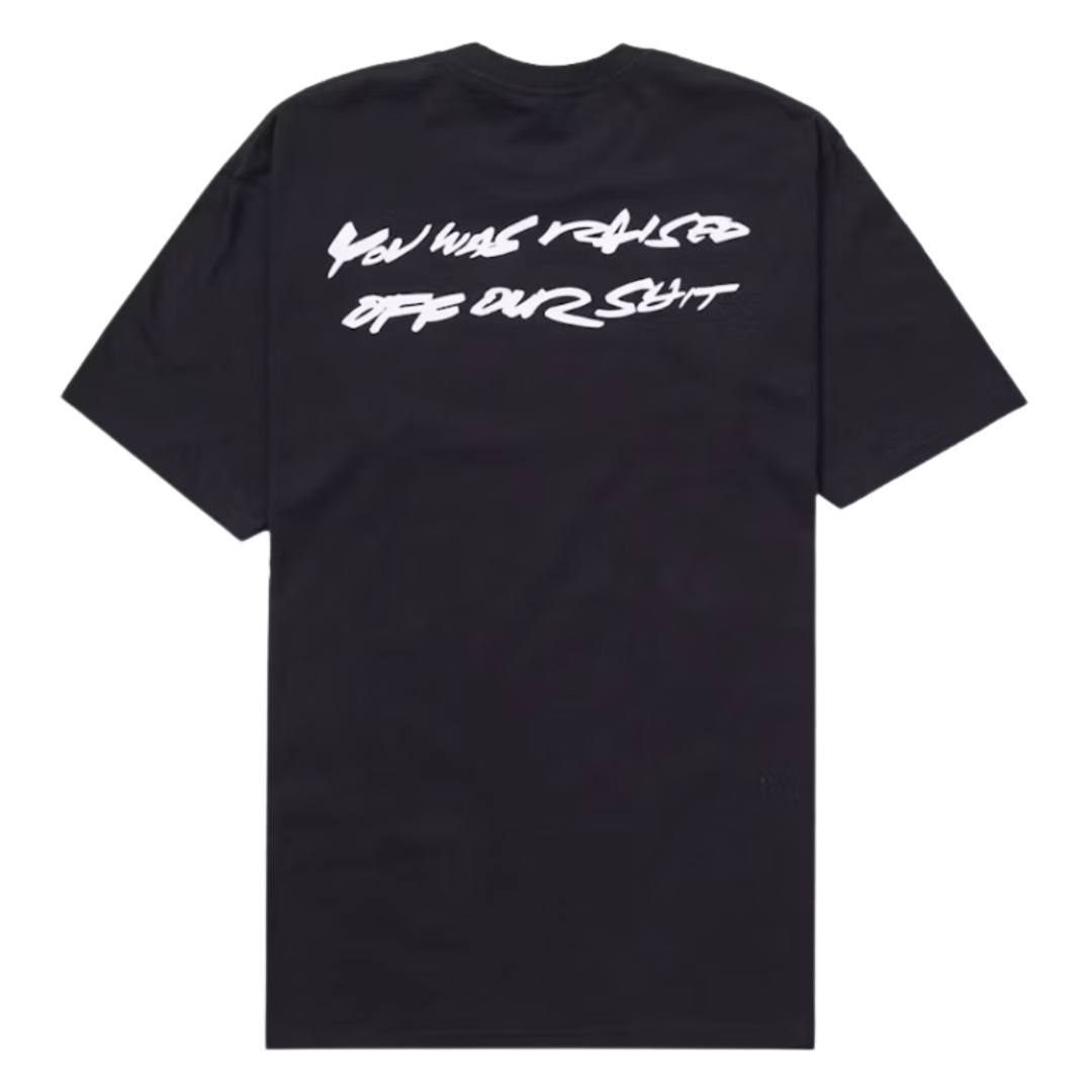 SALE正規品Supreme Futura Logo Tee Black S Tシャツ/カットソー(半袖/袖なし)