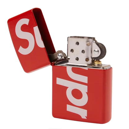 Supreme Logo Zippo Lighter - Red