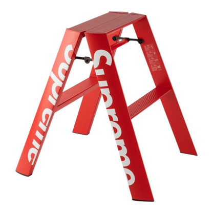 Supreme Lucano Step Ladder - Red