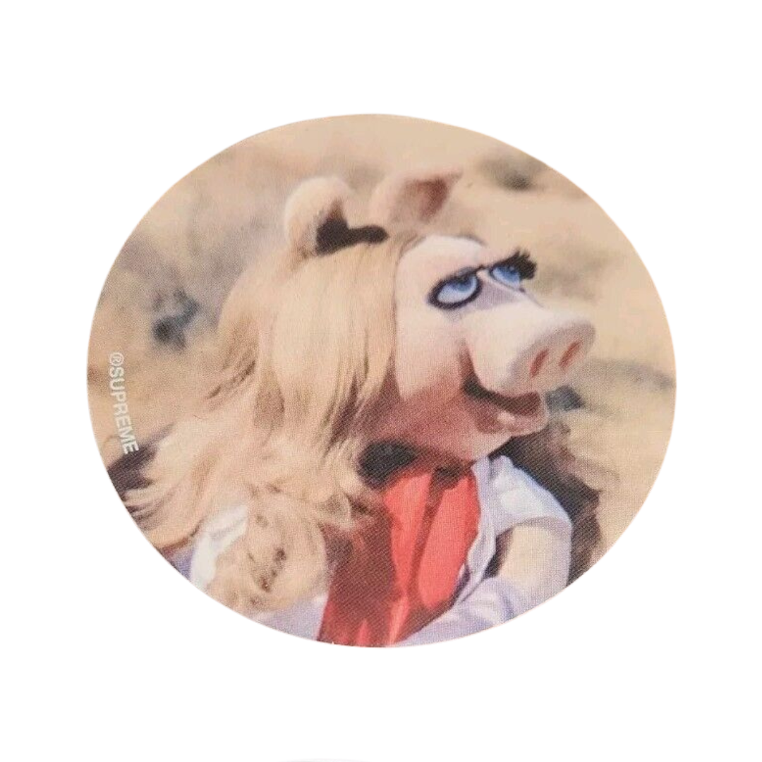 Supreme Miss Piggy Sticker