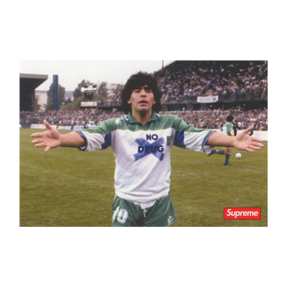 Supreme Maradona Sticker