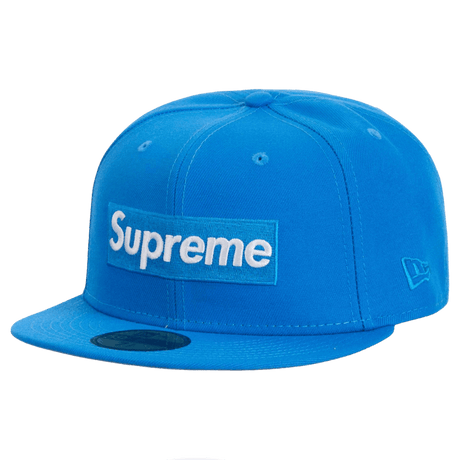 Supreme Sharpie Box Logo New Era 59FIFTY Fitted Hat - Blue