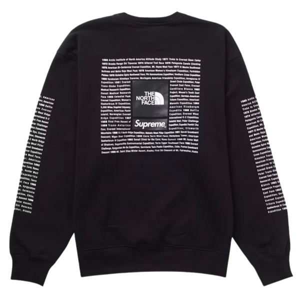 Supreme The North Face Crewneck - Black