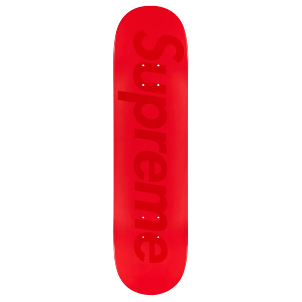 Supreme Tonal Box Logo Skateboard RED-