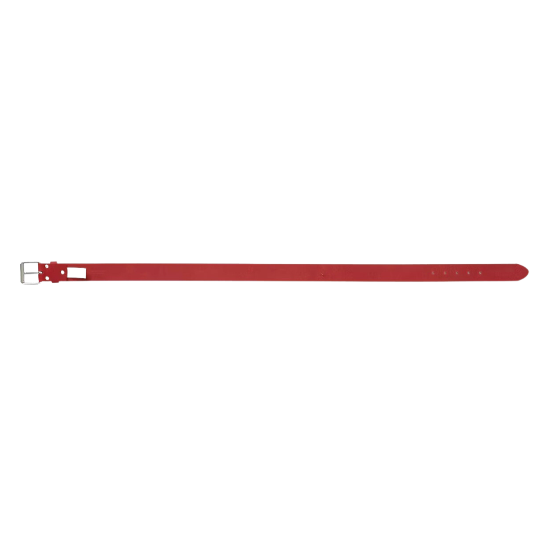 Supreme Repeat Leather Belt - Red