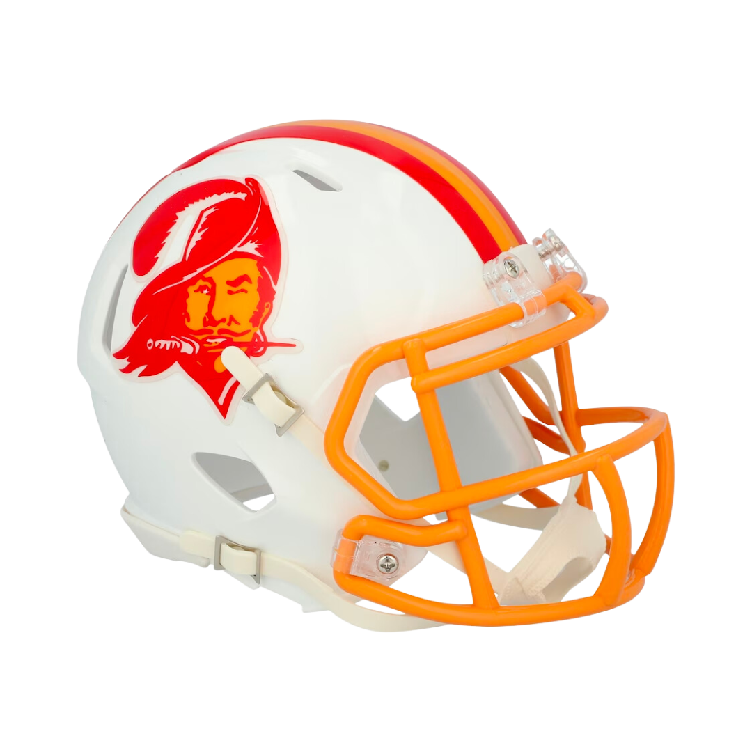 Tampa Bay Buccaneers 1976-1996 Throwback Speed Riddell Mini Football Helmet