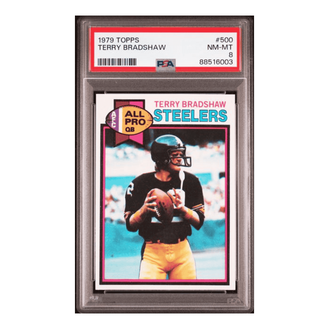 Terry Bradshaw PSA 8 1979 Topps Card #500