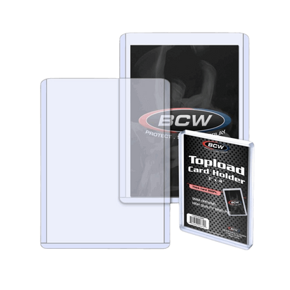 BCW Topload Trading Card Thick Card Holder 3"x4" - 360 PT - 1 Pack