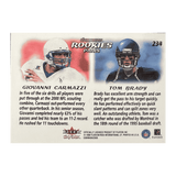 Tom Brady 2000 Skybox Dominion Rookies Pair Rookie RC Card #234