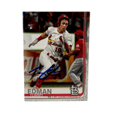 Tommy Edman 2019 Topps Update Autographed Rookie Card