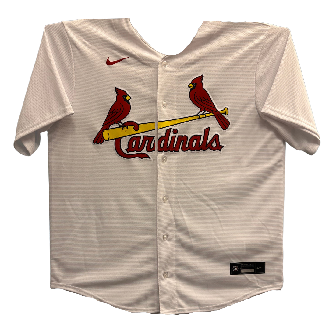 Nike MLB St. Louis Cardinals (Willson Contreras) Men's Replica Baseball Jersey - White/Sport Red L