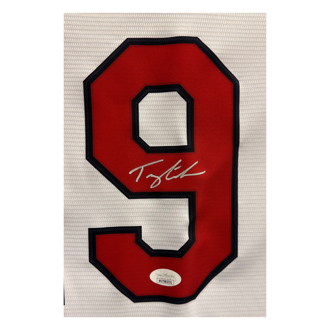 Framed Willson Contreras St. Louis Cardinals Autographed White Nike Replica  Jersey