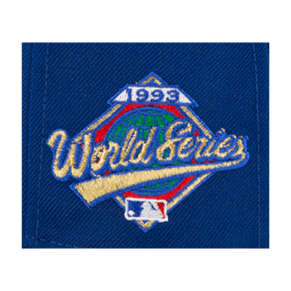 Toronto Blue Jays Throwback Logo 1993 World Series Patch New Era Royal 59FIFTY Fitted Hat