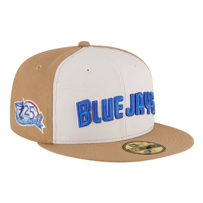 Toronto Blue Jays Retro New Era Khaki Exclusive 59FIFTY Fitted Hat