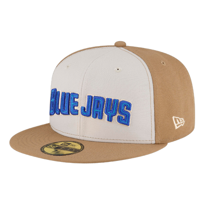 Toronto Blue Jays Retro New Era Khaki Exclusive 59FIFTY Fitted Hat