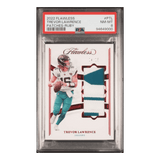 Trevor Lawrence PSA 8 2022 Panini Flawless Patches - Ruby Card #PTL