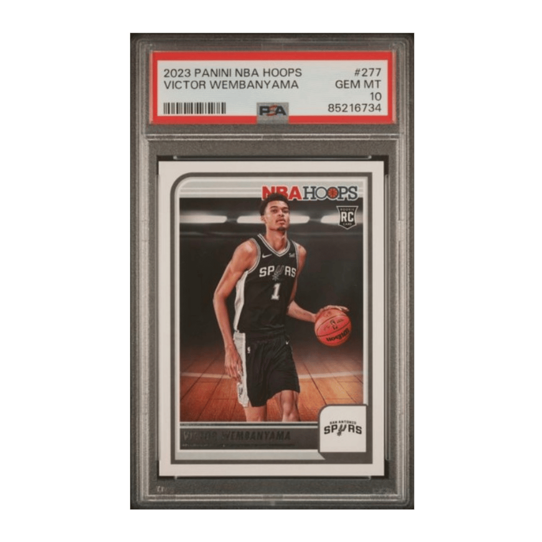 Victor Wembanyama PSA 10 2023 Panini Hoops Rookie RC Card #277