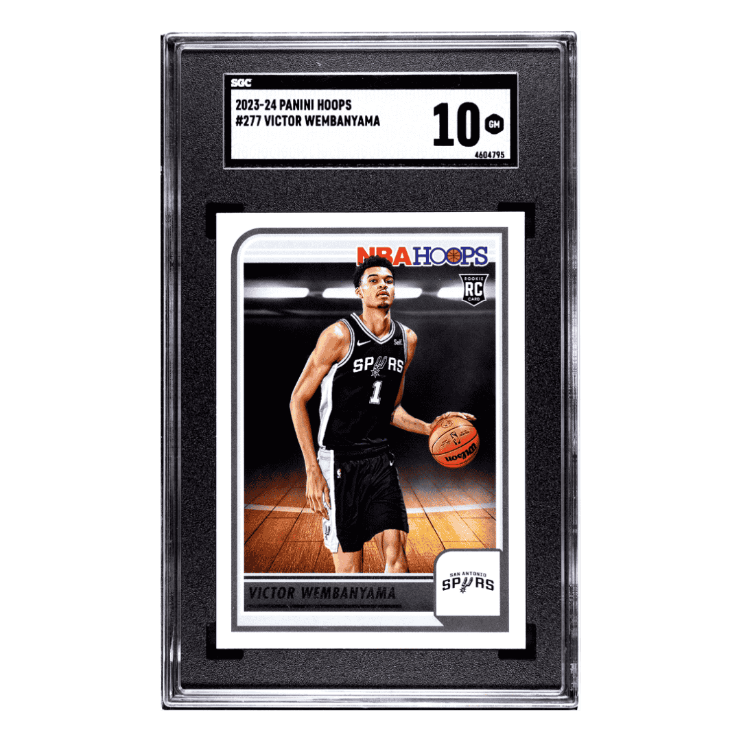 Victor Wembanyama SGC 10 2023-24 Panini Hoops Rookie RC Card #277