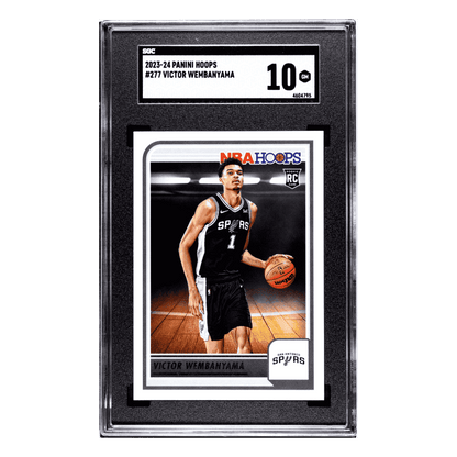 Victor Wembanyama SGC 10 2023-24 Panini Hoops Rookie RC Card #277