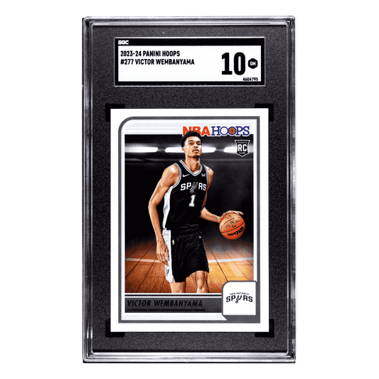 Victor Wembanyama SGC 10 2023-24 Panini Hoops Rookie RC Card #277