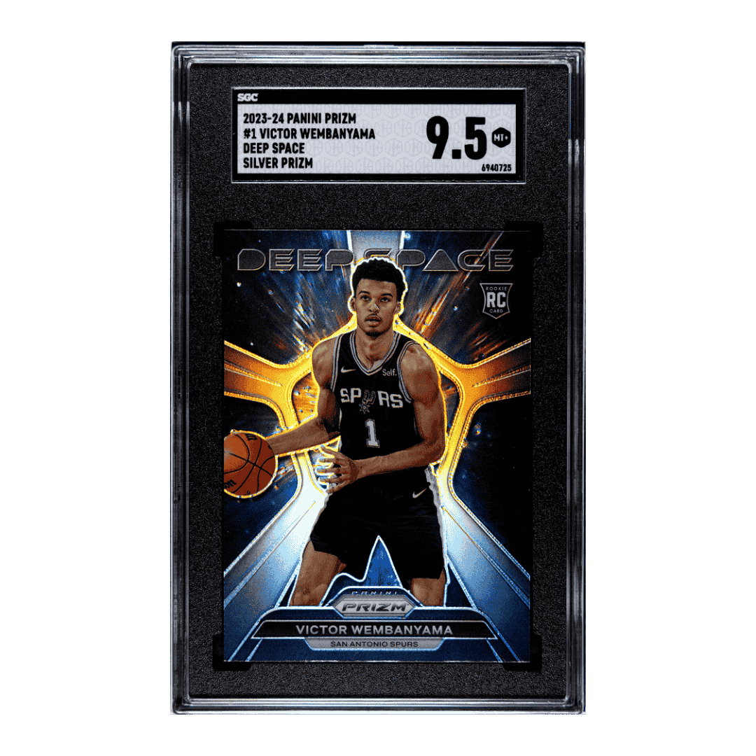 Victor Wembanyama SGC 9.5 2023-24 Panini Deep Space Silver Prizm #1