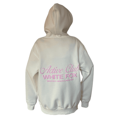 White Fox Active Club Oversized Hoodie - Off White