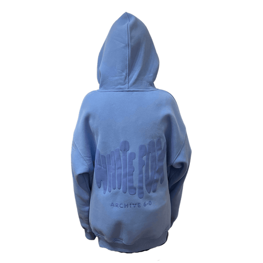 White Fox Archive 6.0 Oversized Hoodie - Blueberry