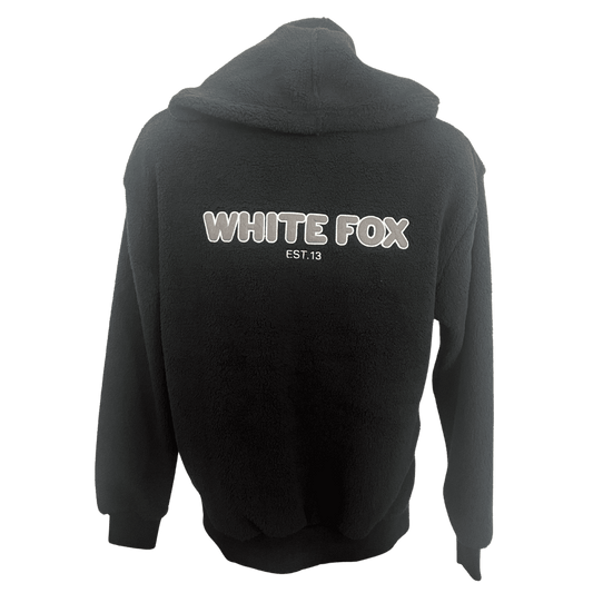 White Fox Don't Lose Me Oversized Hoodie - Black