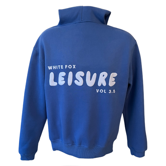 White Fox Leisure Series Oversized Hoodie - Cobalt Blue