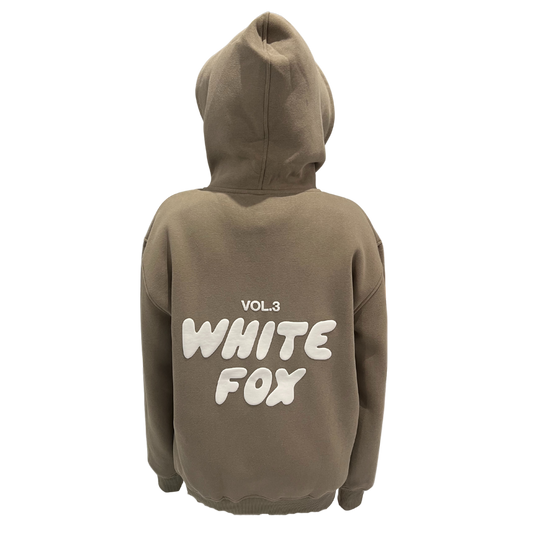 White Fox Offstage Oversized Hoodie - Fawn