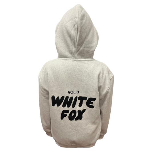 White Fox Offstage Oversized Hoodie - Frosted