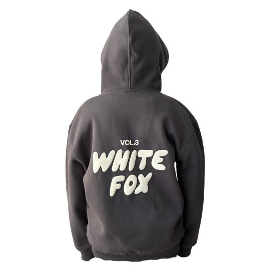 White Fox Offstage Oversized Hoodie - Shadow