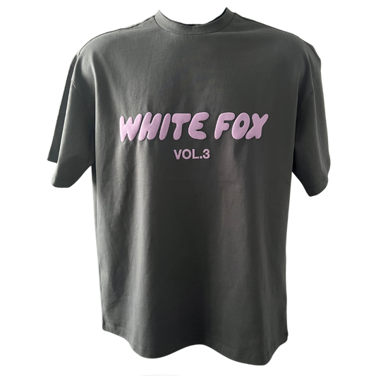 White Fox Offstage Oversized Short Sleeve Tee - Volcanic